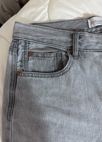Kadın Gri Denim Pantolon - Görsel 3