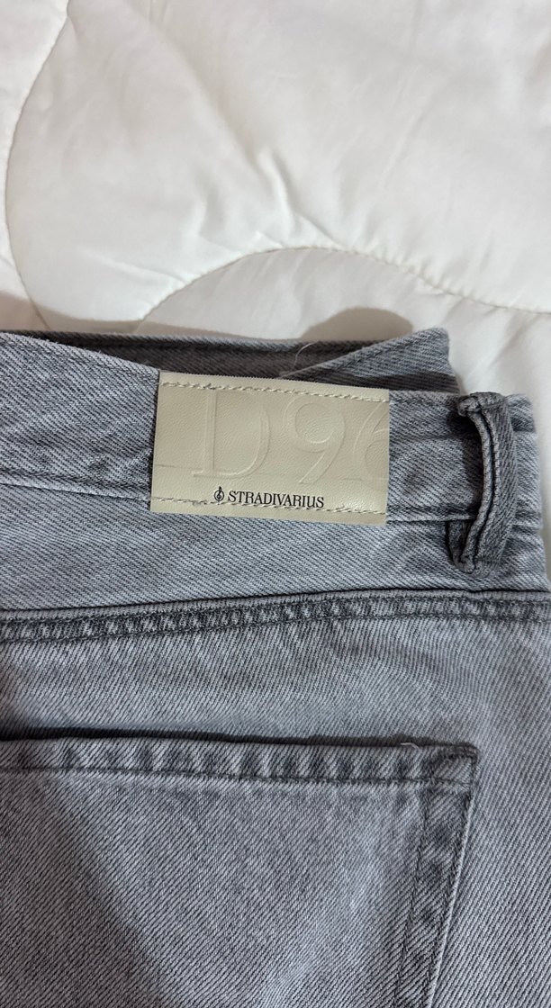 Kadın Gri Denim Pantolon - Görsel 4