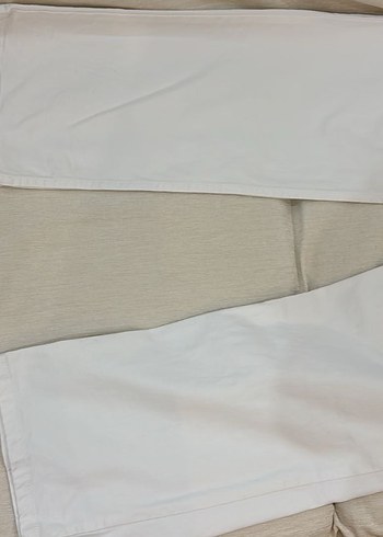 beyaz straight jean - Görsel 2