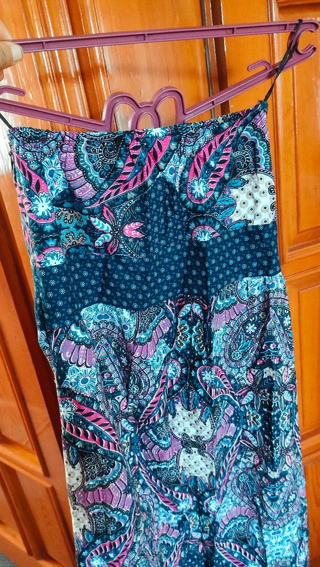 Çok Renkli Bohem Uzun Elbise  uyumlu sadecebir kaç defa giyildi - Görsel 2