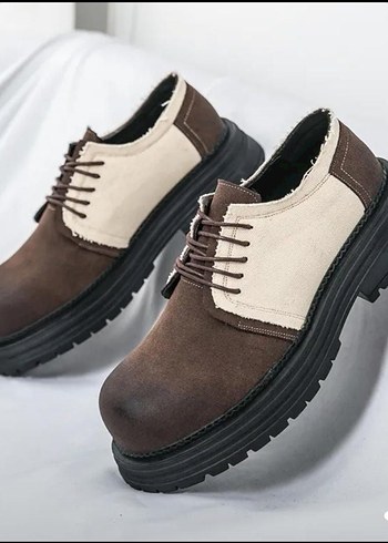 Kahverengi Süet Erkek Oxford Ayakkabı - Görsel 5