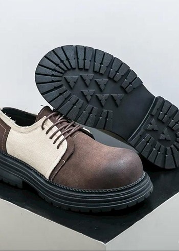 Kahverengi Süet Erkek Oxford Ayakkabı - Görsel 4