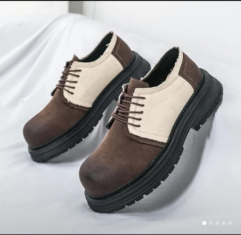 Kahverengi Süet Erkek Oxford Ayakkabı - Görsel 5