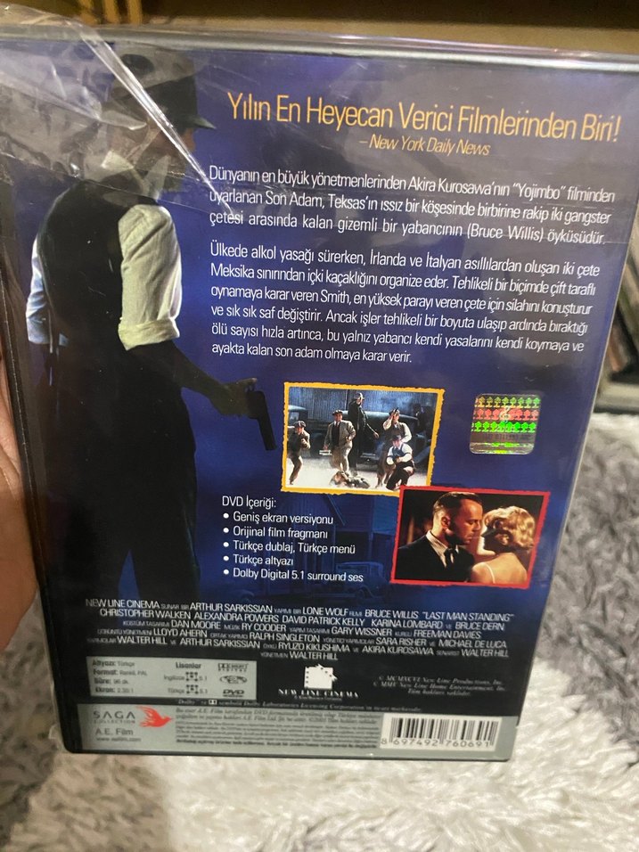 Last Man Standing - Bruce Willis DVD - Görsel 2