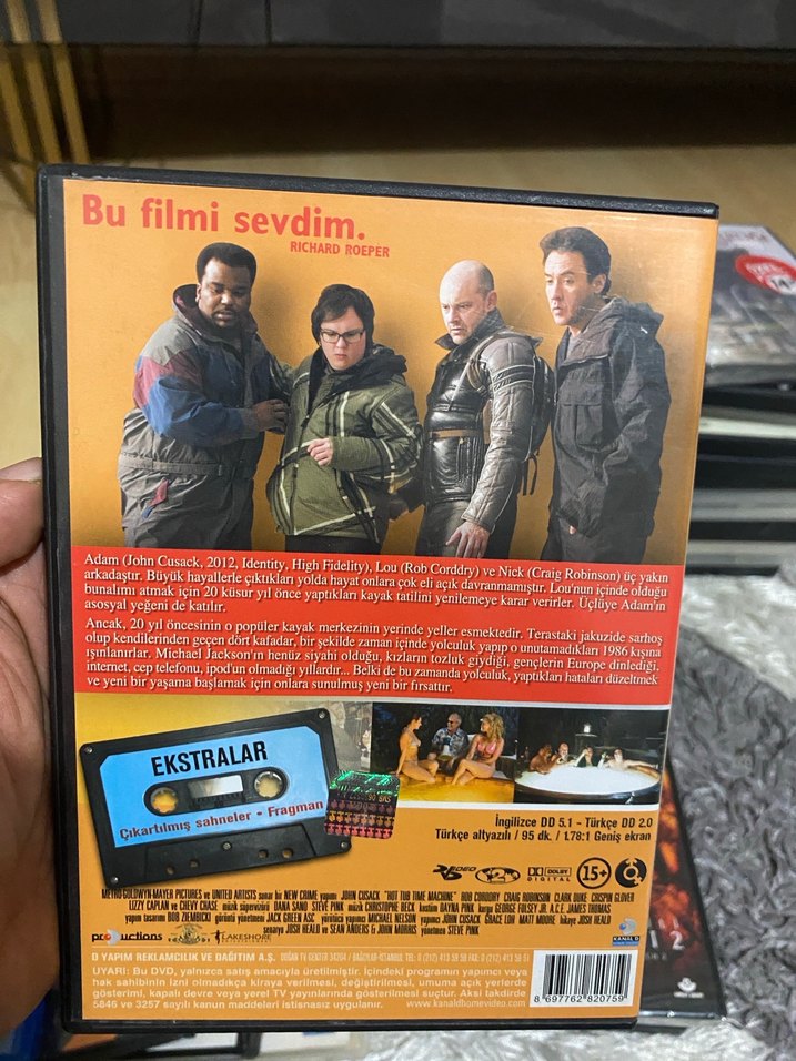 Hot Tub Time Machine Jakuzı Ekspres DVD - Görsel 2