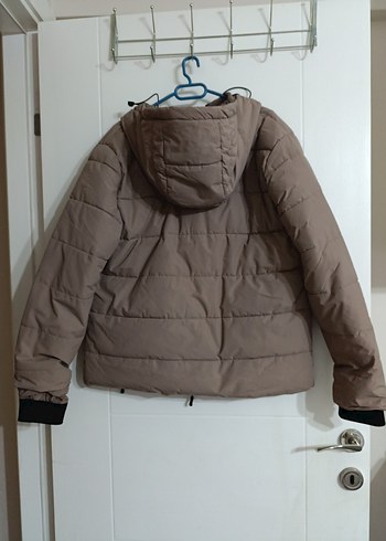 Bej Su itici Kadın Kışlık Mont - Görsel 7