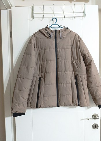 Bej Su itici Kadın Kışlık Mont - Görsel 2