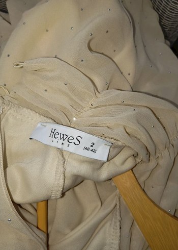 Bej söz nişan tesettür elbise - Görsel 4