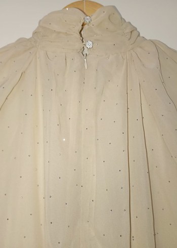 Bej söz nişan tesettür elbise - Görsel 8