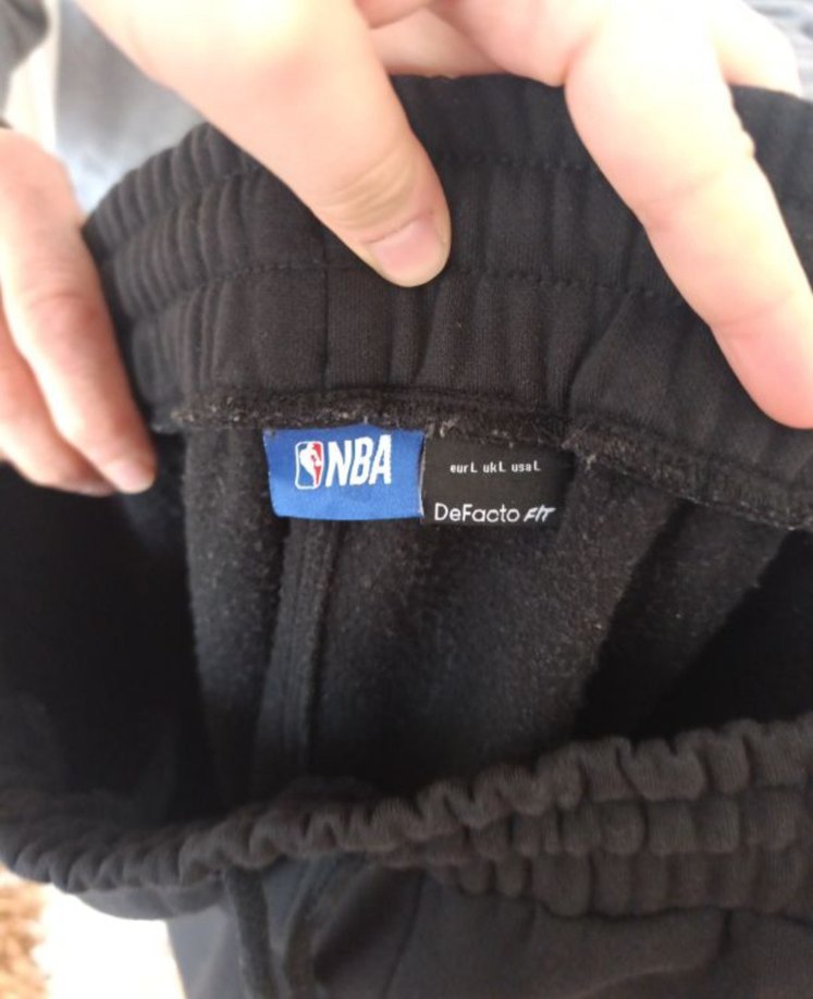 Siyah Baskılı Eşofman Altı - Görsel 2