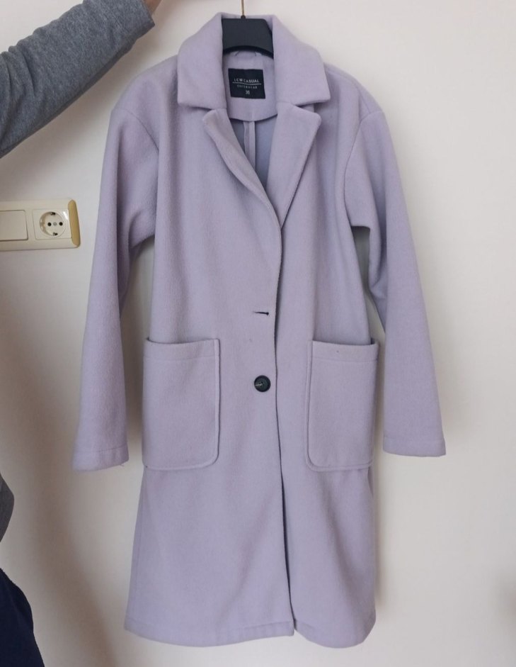 Lila Cepli Uzun Kaban - Görsel 5