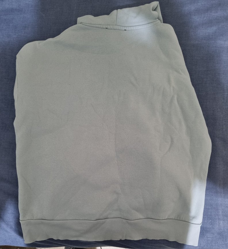 Mavi Baskılı Kapüşonlu Sweatshirt - Görsel 3