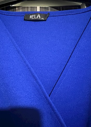 Mavi Drapeli Uzun Elbise - Görsel 6