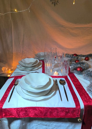 SEYSS HOME Marinette Amerikan Servis Runner Seti - Görsel 6