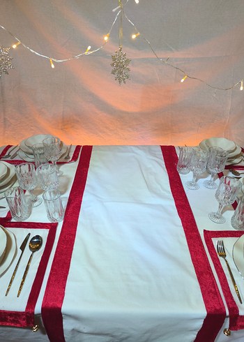 SEYSS HOME Marinette Amerikan Servis Runner Seti - Görsel 3