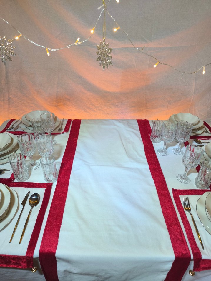 SEYSS HOME Marinette Amerikan Servis Runner Seti - Görsel 3