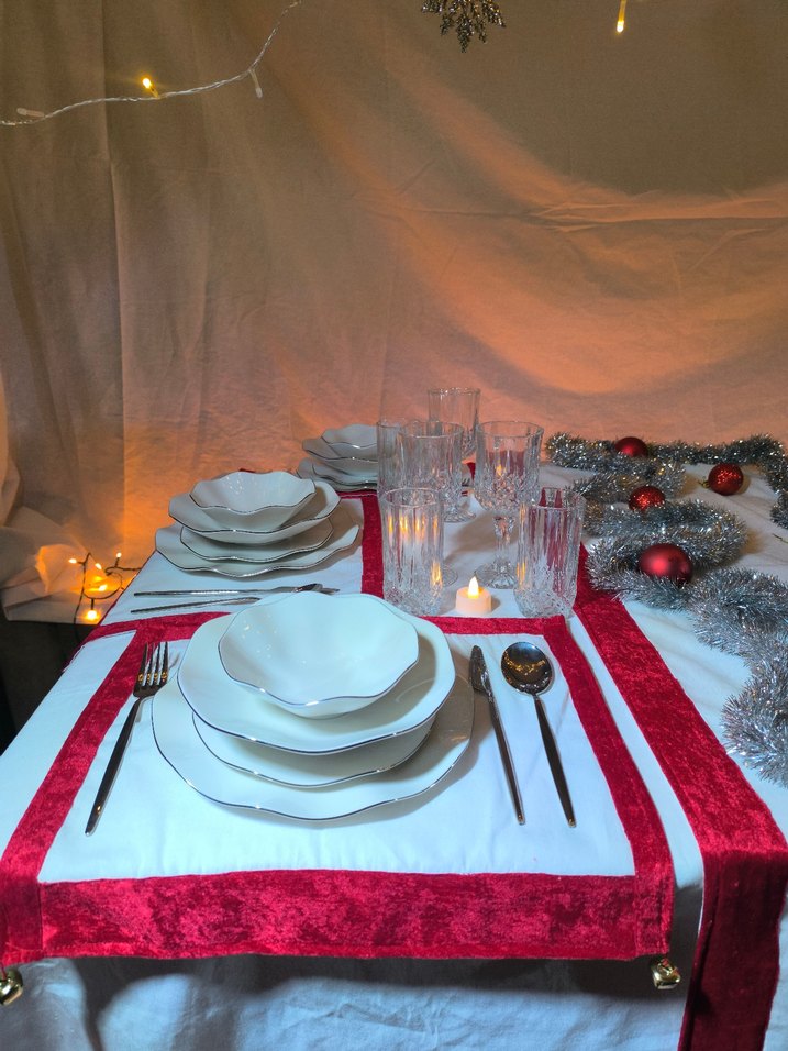 SEYSS HOME Marinette Amerikan Servis Kırmızı - Görsel 2