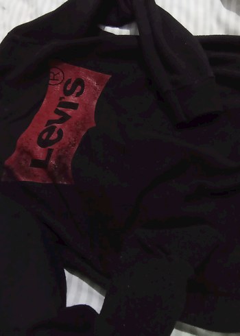 Levis Levi S Siyah Uzun Kollu Sweatshirt