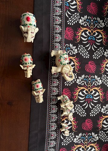 7 tane Fil aksesuar Fildişi - Görsel 5