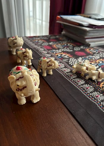 7 tane Fil aksesuar Fildişi - Görsel 6