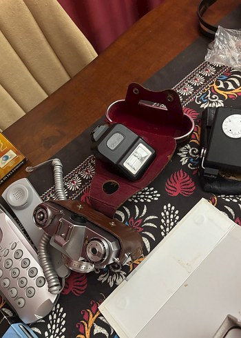 Zeiss Vintage Kahverengi Kaplamalı Gri Filmli Fotoğraf Makinesi - Görsel 6