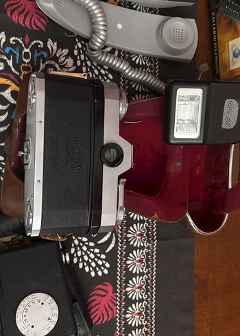 Zeiss Vintage Kahverengi Kaplamalı Gri Filmli Fotoğraf Makinesi - Görsel 7