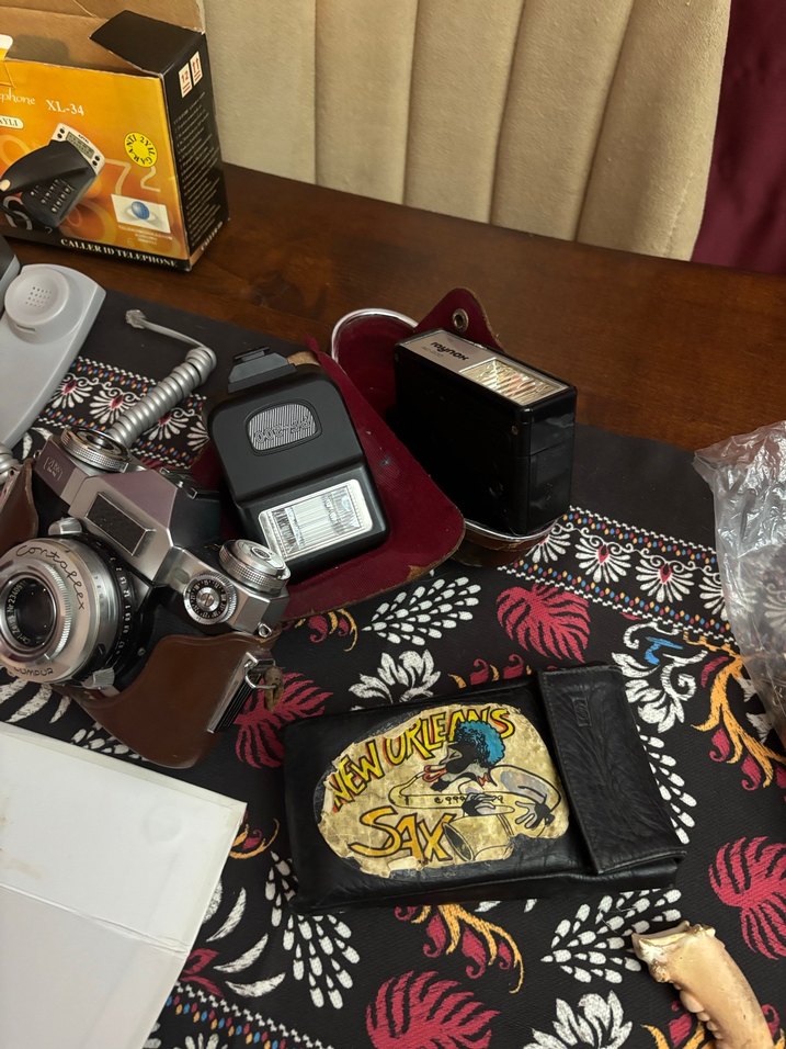 Zeiss Vintage Kahverengi Kaplamalı Gri Filmli Fotoğraf Makinesi - Görsel 4