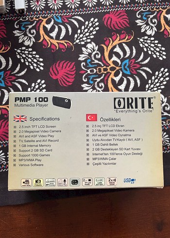 Vintage ORITE PMP100 Taşınabilir Multimedya Oynatıcı - Görsel 3