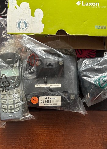 Vintage Laxon TDB8 Kablolu Telefon Seti Yeşil - Görsel 4