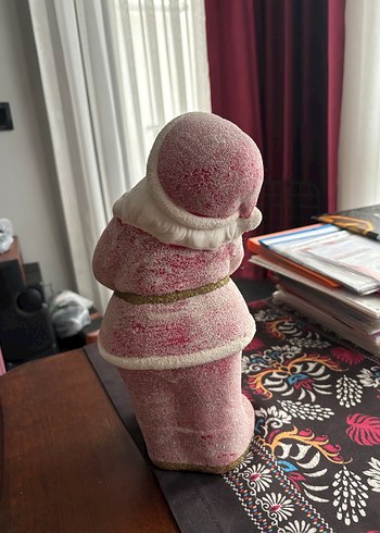 Pembe Noel Baba Biblo Mumluk - Görsel 4