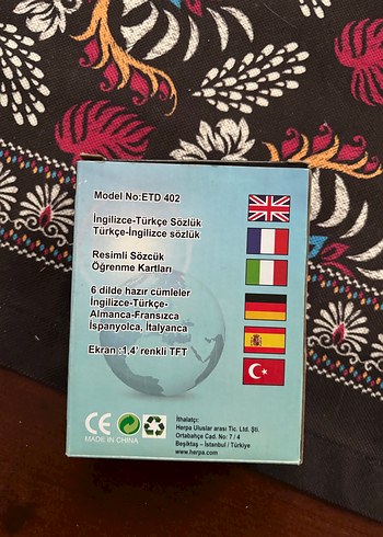 Vintage Poly Elektronik Sözlük Siyah - Görsel 2