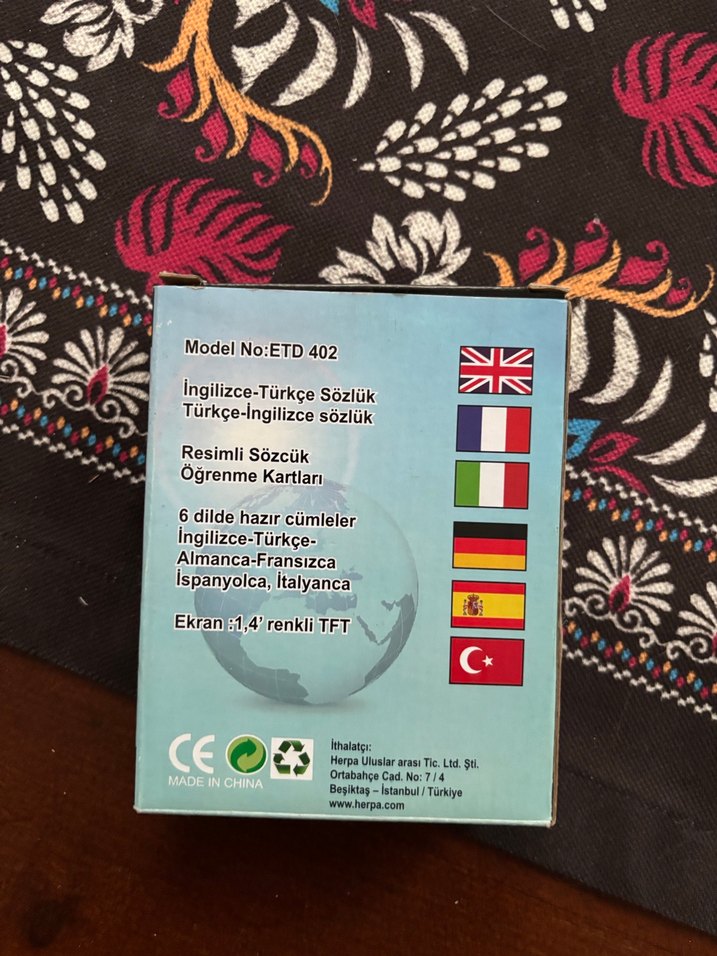 Vintage Poly Elektronik Sözlük Siyah - Görsel 2