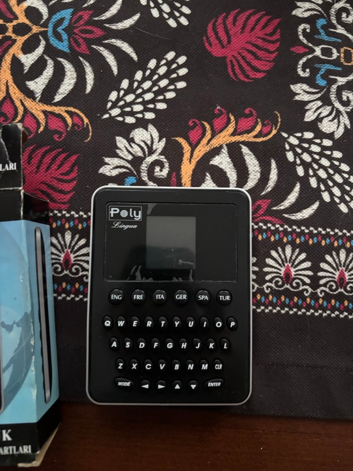 Vintage Poly Elektronik Sözlük Siyah - Görsel 3