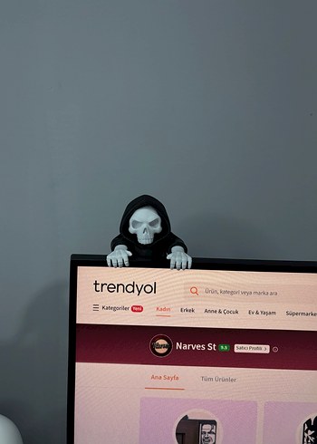 Azrail Monitör Üstü Süsü Dekoratif Aksiyon Figürü - Görsel 5