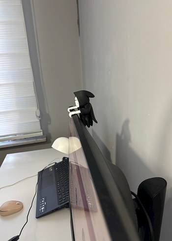 Azrail Monitör Üstü Süsü Dekoratif Aksiyon Figürü - Görsel 4