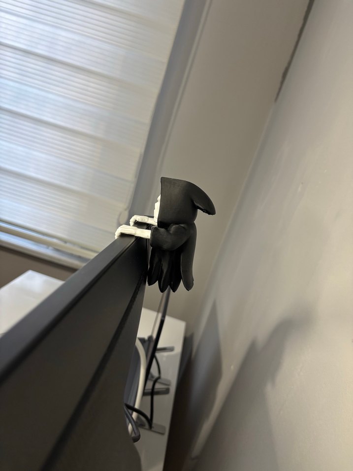 Azrail Monitör Üstü Süsü Dekoratif Aksiyon Figürü - Görsel 3