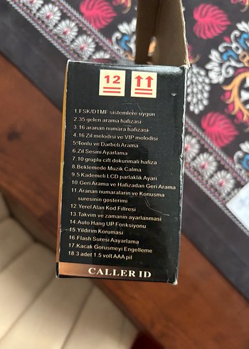 Vintage EXTEL XL-34 Caller ID Telefon - Görsel 3