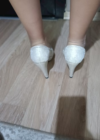 38 Numara DavetNişan Ayakkabısı  1 Kez Kullanıldı - Görsel 4