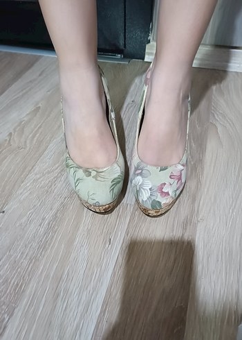Vintage Desen Platform Topuk  Uygun Fiyat  Topuk Tamirlik - Görsel 4