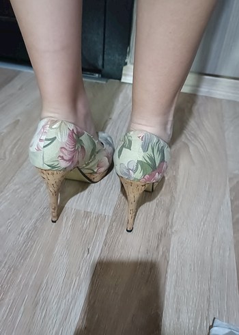 Vintage Desen Platform Topuk  Uygun Fiyat  Topuk Tamirlik - Görsel 5