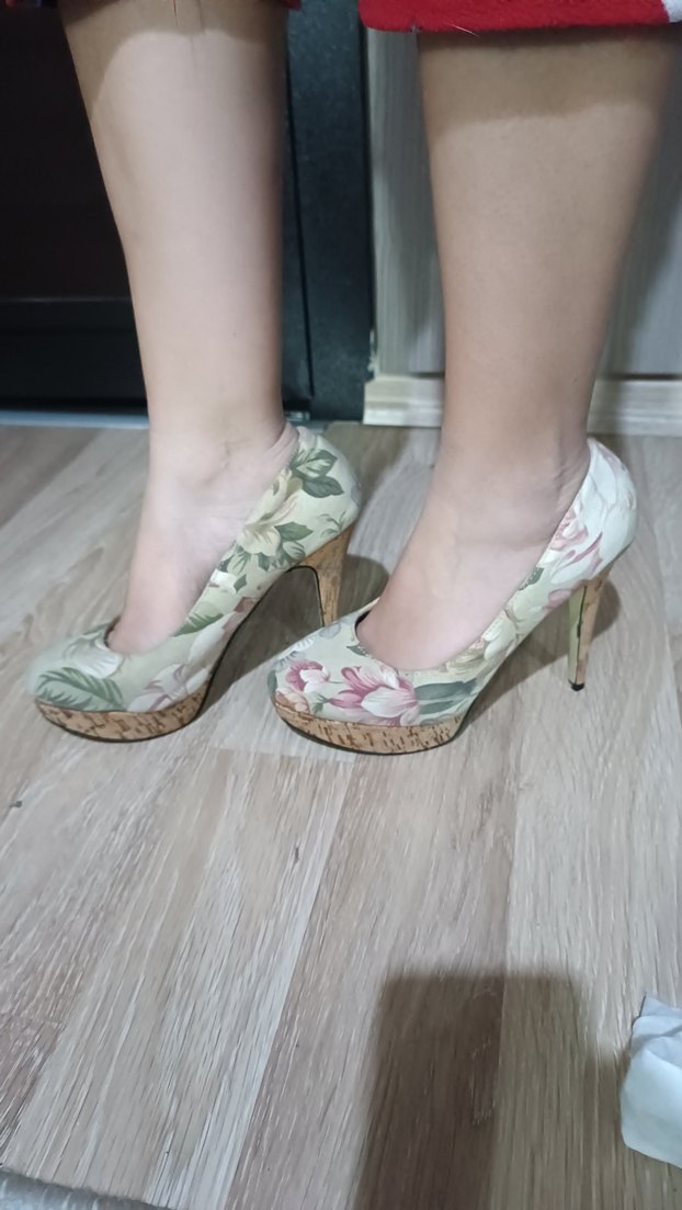 Vintage Desen Platform Topuk  Uygun Fiyat  Topuk Tamirlik - Görsel 3