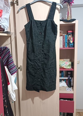 DeFacto Sıfır XS Düğmeli Mini Elbise  Hiç Giyilmedi - Görsel 4