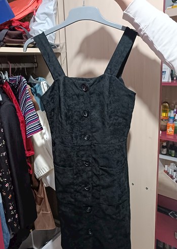 DeFacto Sıfır XS Düğmeli Mini Elbise  Hiç Giyilmedi - Görsel 2