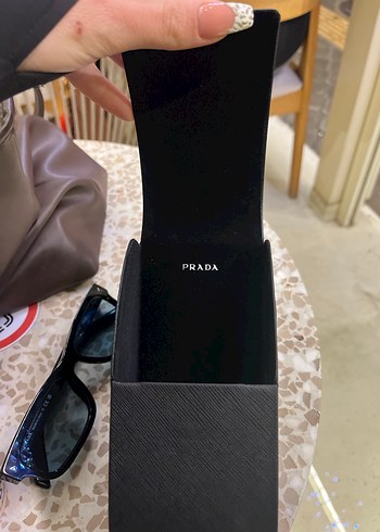 prada Siyah mavi cam unisex Güneş Gözlüğü - Görsel 7