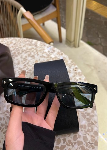 prada Siyah mavi cam unisex Güneş Gözlüğü - Görsel 6