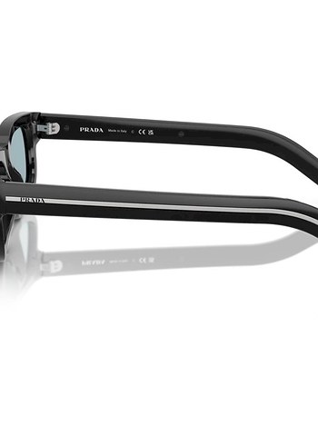 prada Siyah mavi cam unisex Güneş Gözlüğü - Görsel 3
