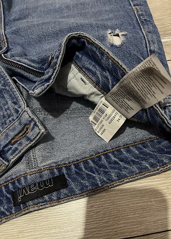 Kadın Mavi Bol Kesim Denim Pantolon - Görsel 3