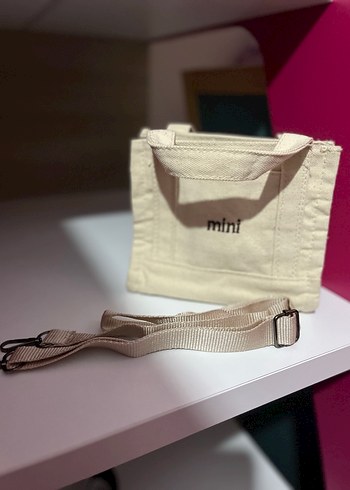 Beyaz Mini Kadın Günlük Çanta - Görsel 3