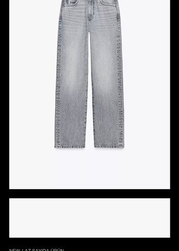 Zara yüksek bel jean - Görsel 4