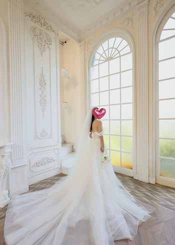 Beyaz Straplez Balık Gelinlik - Görsel 3